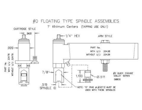 Cartridge and Arm Style Spindle Assemblies - Createch Machine and Design