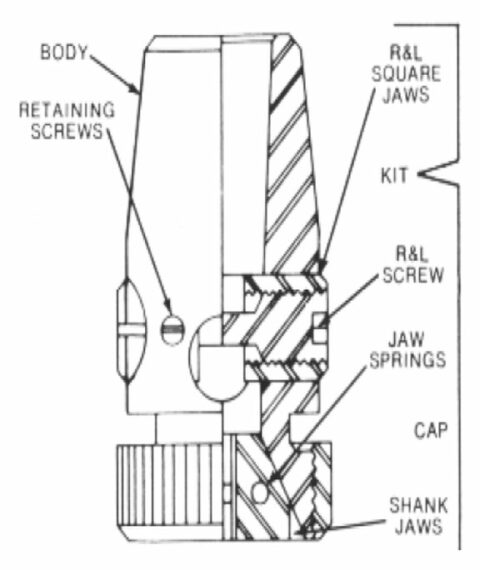 Visible Grip Adjustable Tap Holder - Createch Machine and Design